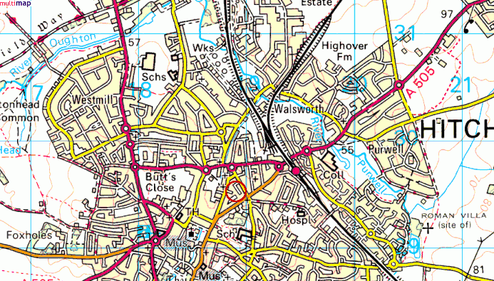 Map Of Hitchin